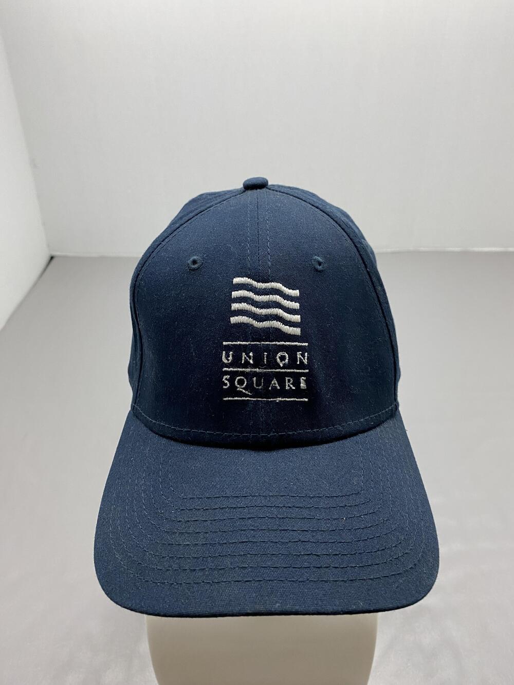 New Era Hat Cap Fitted Mens L Blue Twill UNION SQUARE 39THIRTY Stretch
